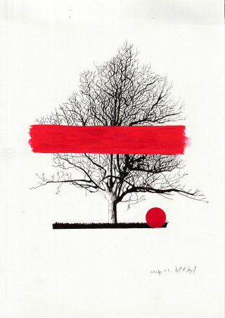Red territory Drawing3