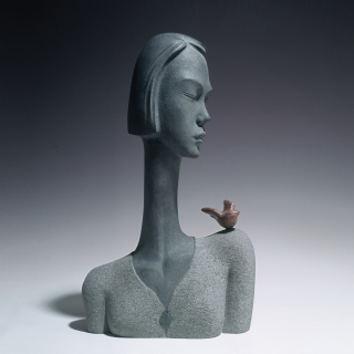 소녀와 새 · Girl and bird