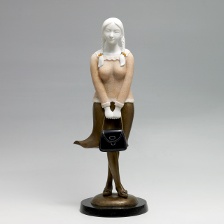 머리땋은 소녀 · A girl with braided hair