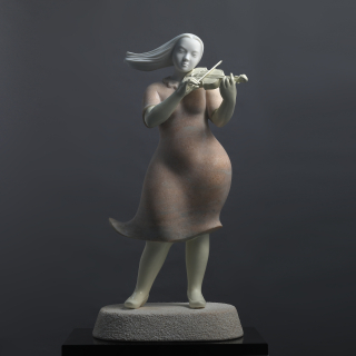 바이올린을 켜는 소녀(원피스) Girl who plays the violin(one piece)