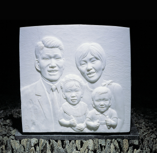 우리가족(부조)Our family(Embossed Carving)