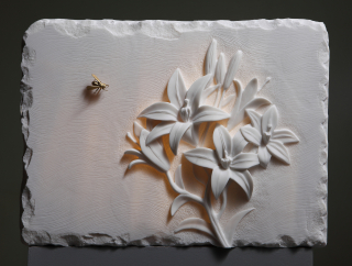 사랑하는 것은 아름답다 · It is beautiful to love(부조)