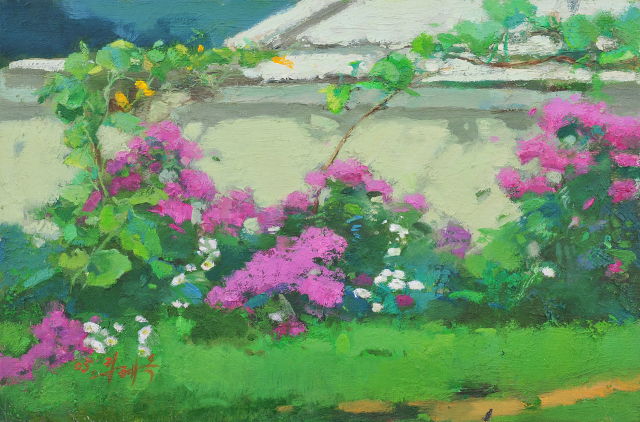 꽃이 있는 풍경3