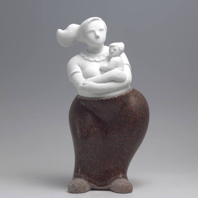 다정한 모자 · Lovely mother and son