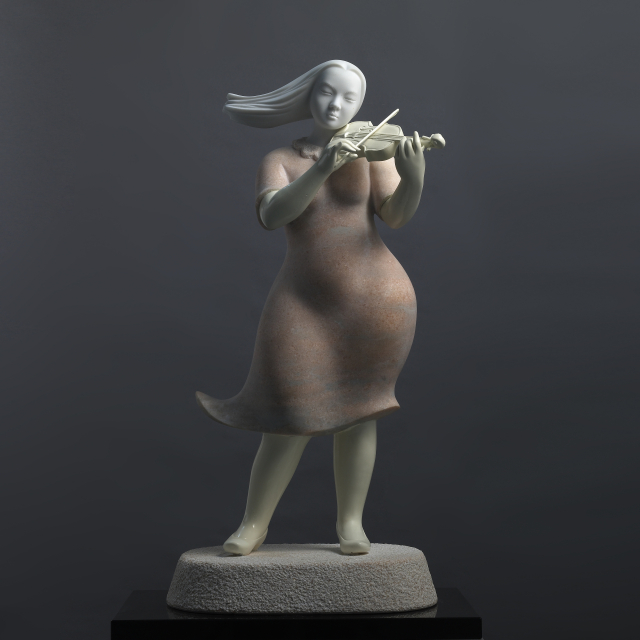 바이올린을 켜는 소녀(원피스) Girl who plays the violin(one piece)