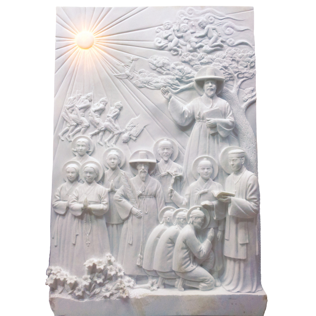 골고다의 길 · Golgoda Road of suffering(부조)